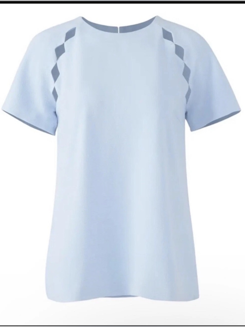 REBECCA VALLANCE Barra Cut out Detail Shirt Top Size 4